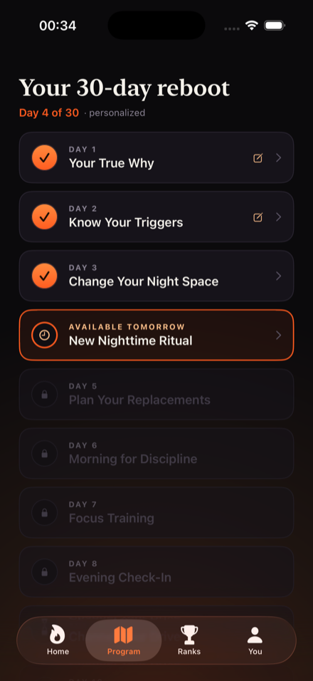 Reforgr personalized 30-day reboot program